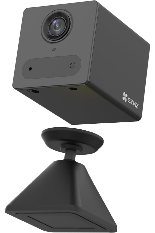 EZVIZ 2025 Mini Battery Camera Indoor Wireless 512GB, No Plug-in, No Subscription, with Audio Video, App Control, 2.4GHz, Motion/Human Detection, Night Vision, Two Way Audio, Google Alexa Control(CB2)