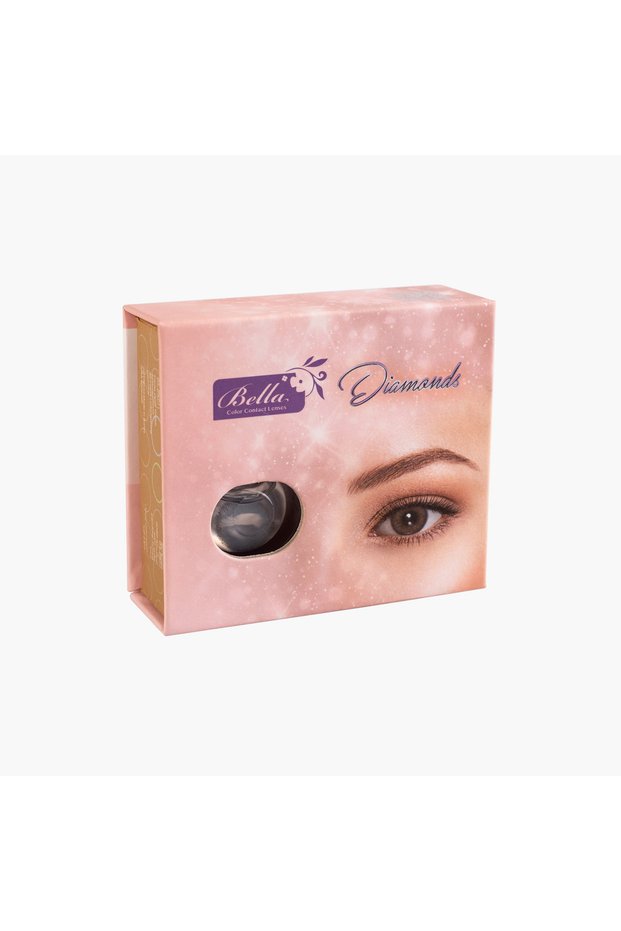 Diamond Silver Mist Monthly Contact lenses - Set of 2