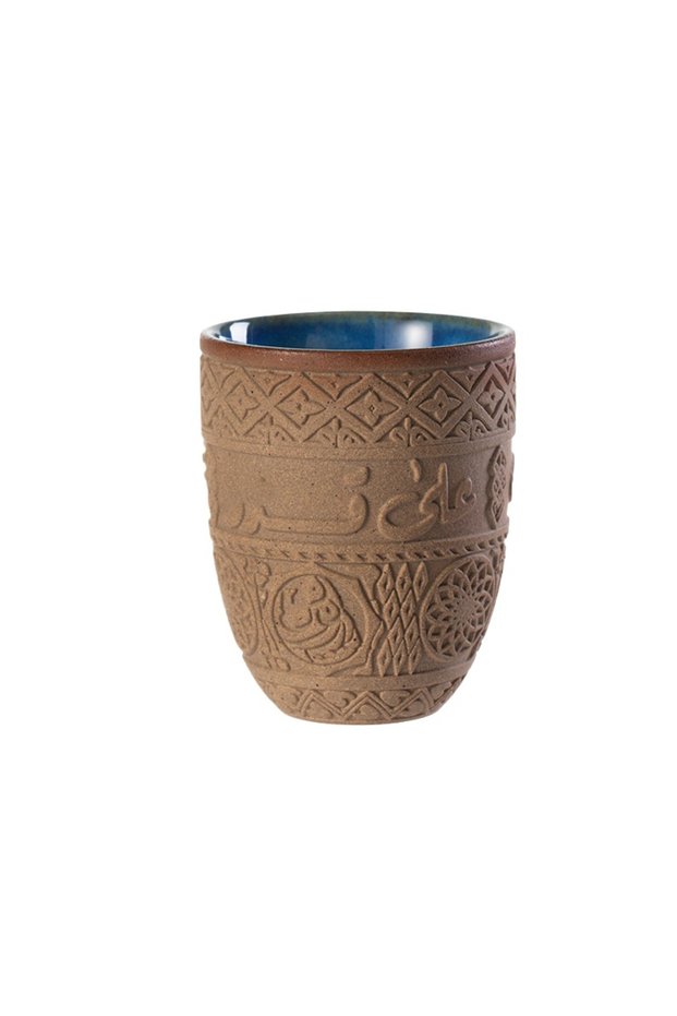 200-400ml medium size Middle Eastern-style Yam Coffee Cup Arabic Lettering Relief Tea Cup Simple Ret