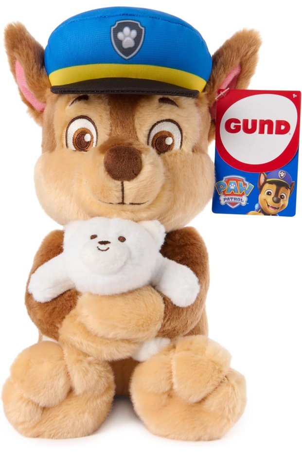 PAW Patrol Chase Hugging Snuffles Plush, 9.5 Inches