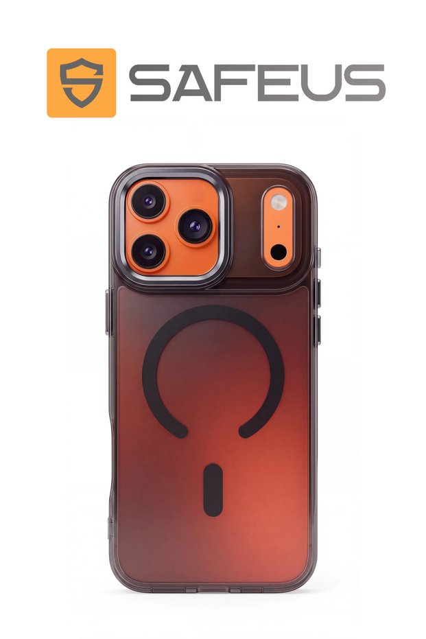 iPhone 18 Pro Max / 17 Pro Max Magsafe Compatible Color-Changing Edges in Light Transparent Back Matte Hard Premium Case