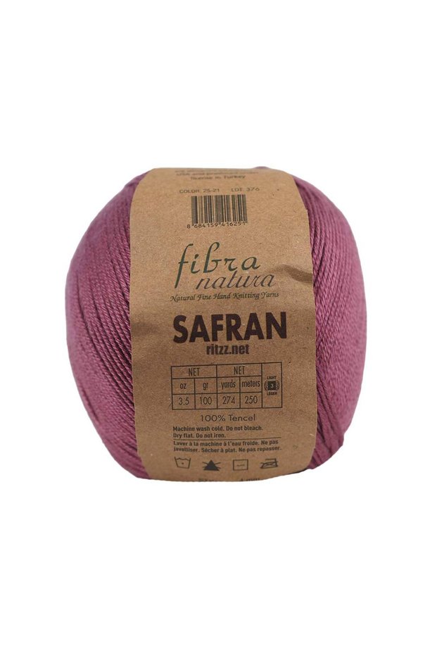 Safran 25-21 Dark Rose Dried Tencel Wool