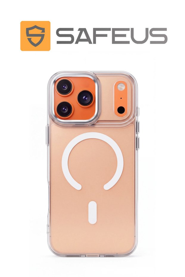 iPhone 18 Pro Max / 17 Pro Max Magsafe Compatible Color-Changing Edges in Light Transparent Back Matte Hard Premium Case