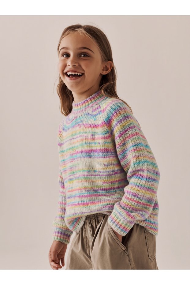 Girl's Premium Quality Knitwear Sweater Colorful