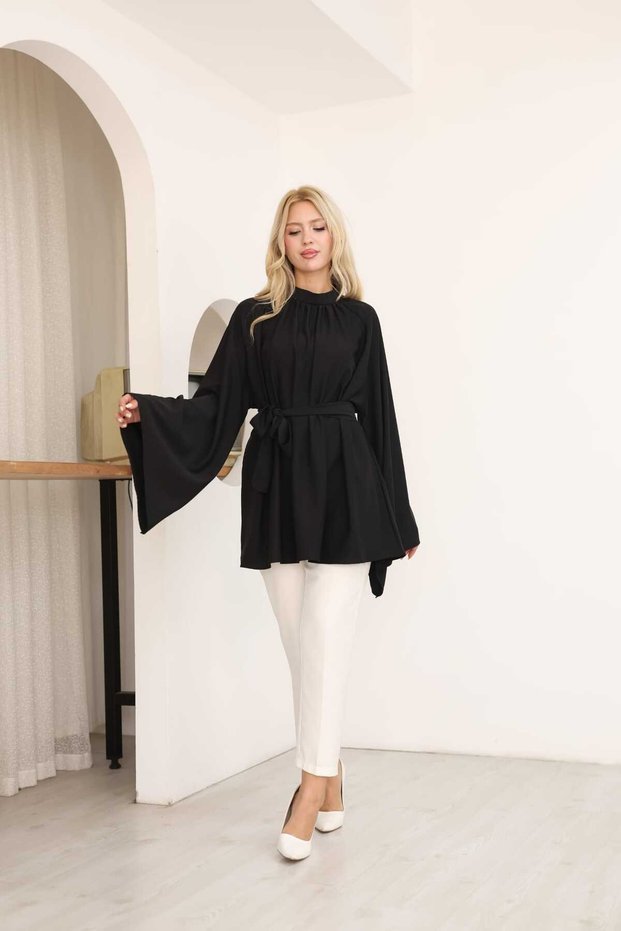 Stylish Casual Tunic with Ties