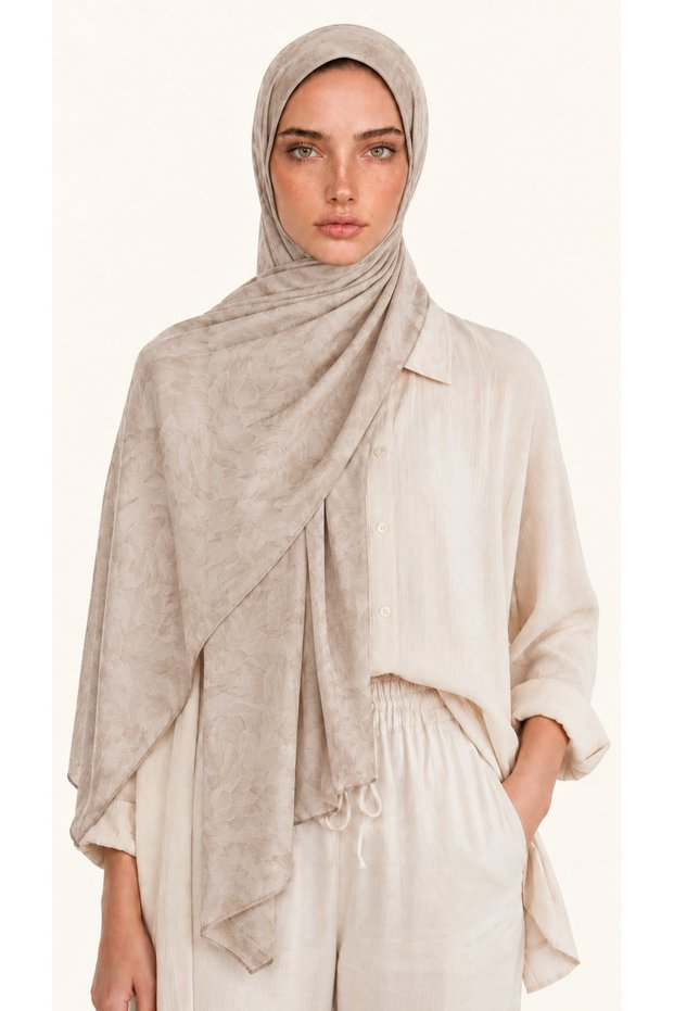 Sera Kumlu Shawl - Beige