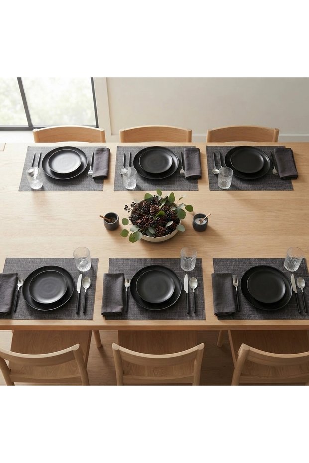 6-Piece American Service Pvc 30X45Cm (As-10C)