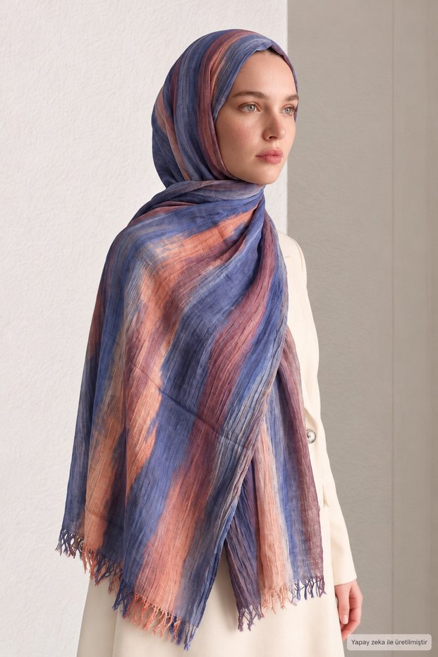 Women's Organic Shawl Gradient Color Shawl