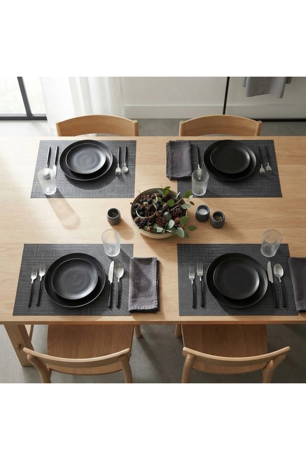 4-Piece American Service Pvc 30X45Cm (As-10D)