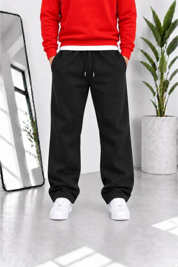 Men's Premium Quality 3-Thread Cotton Baggy Sweatpants