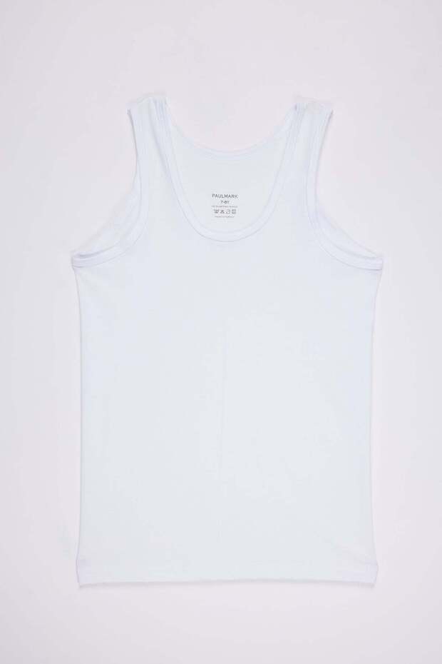 Boy's 3-Piece Solid Color Undershirt