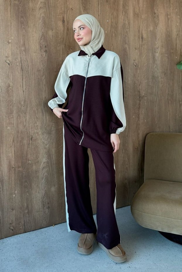 Cove Modal Grn Suit Plum