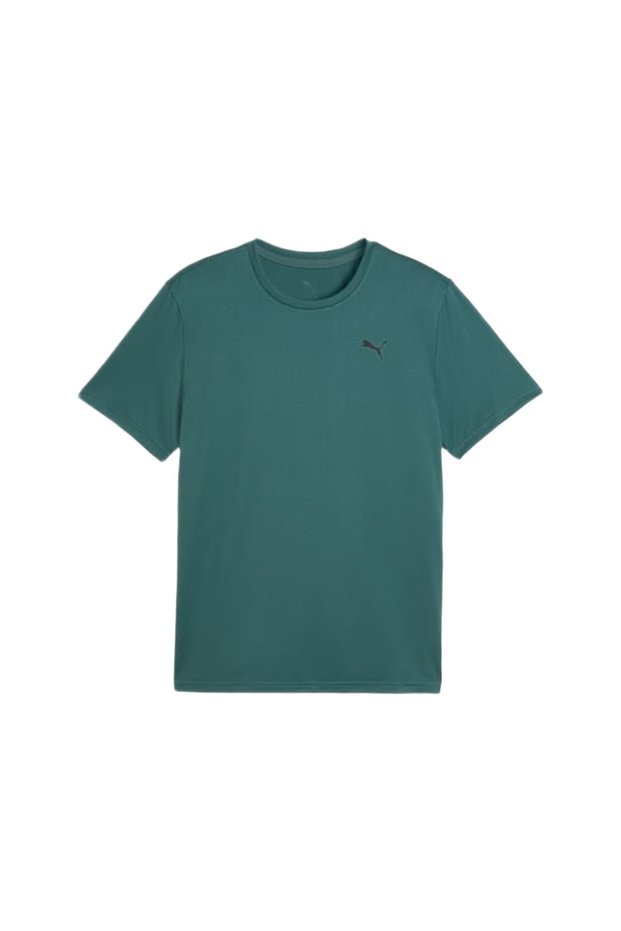 M Tad Ess Solid Cat Lc Men's Green Running T-Shirt Men's Running T-Shirt 525908