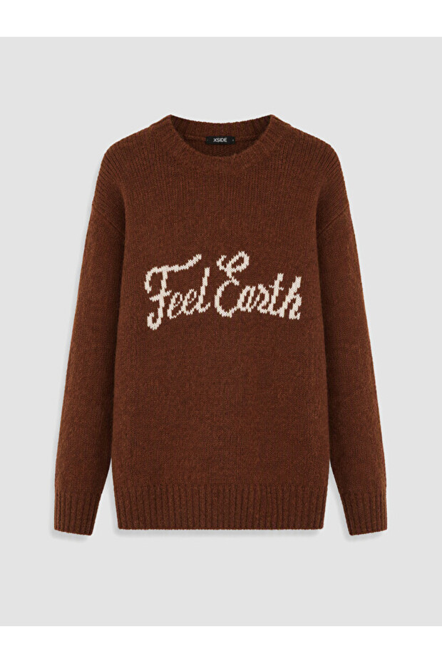 Rmz Gi̇yi̇m Farkiyla Zero Roba Collar Men's Sweater
