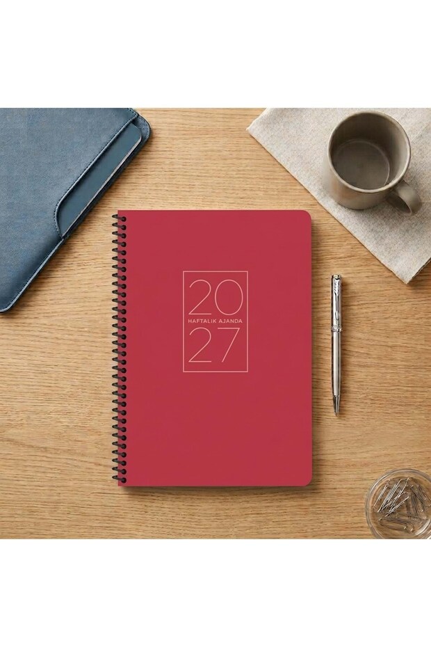 2027 Year Spiral Weekly Agenda 20X28 cm