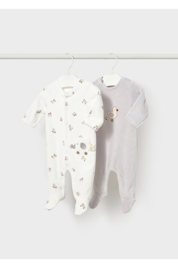 2-Piece Velvet Baby Jumpsuit 2763