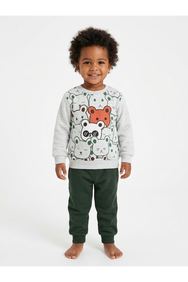 Boys' Fleece Suit Winter Bottom Top Suit