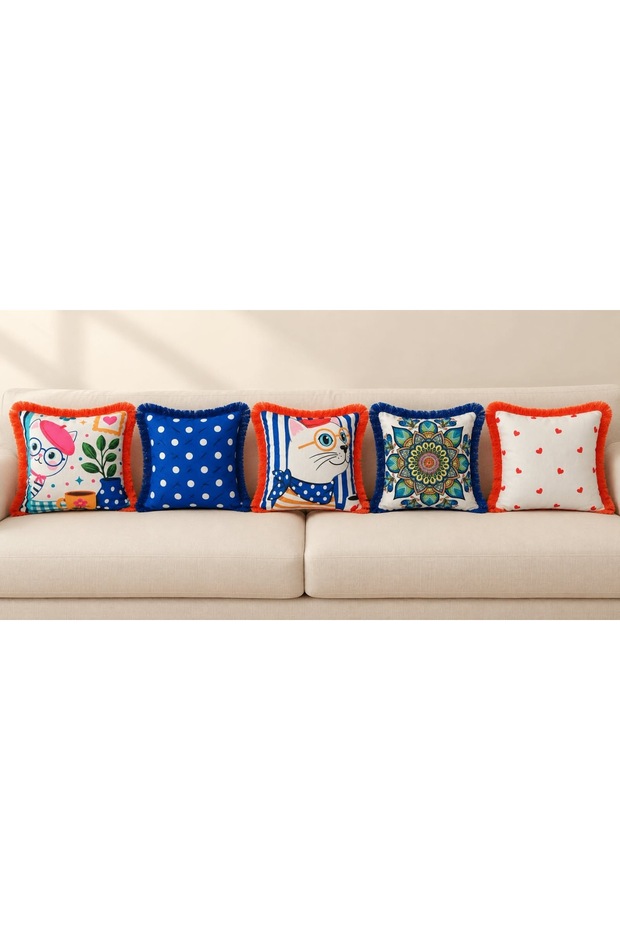 Pati̇ Series 5-Piece Cushion Set