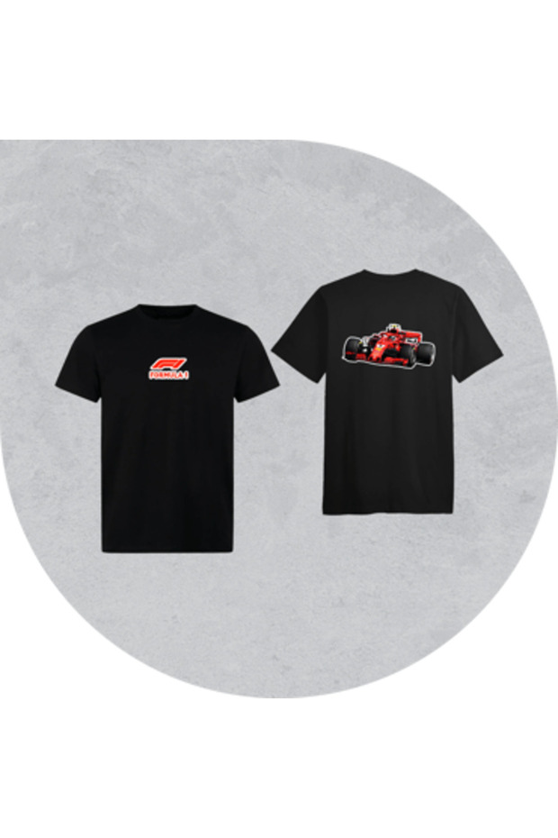 T-Shirt Formula 1 Black Cotton