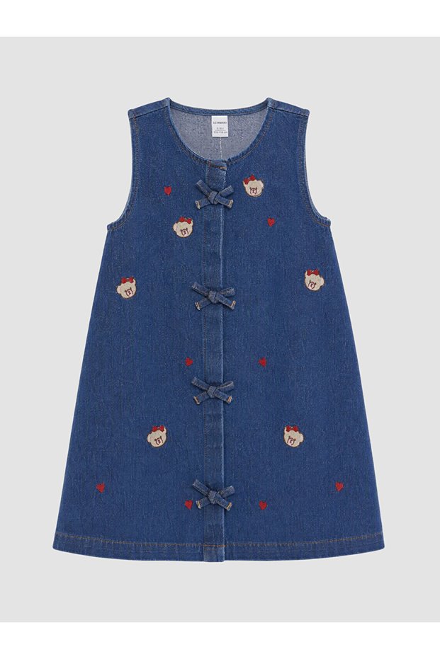 Quality Pieces from Çelebi Store: Bowknot Embroidered Girl's Dress