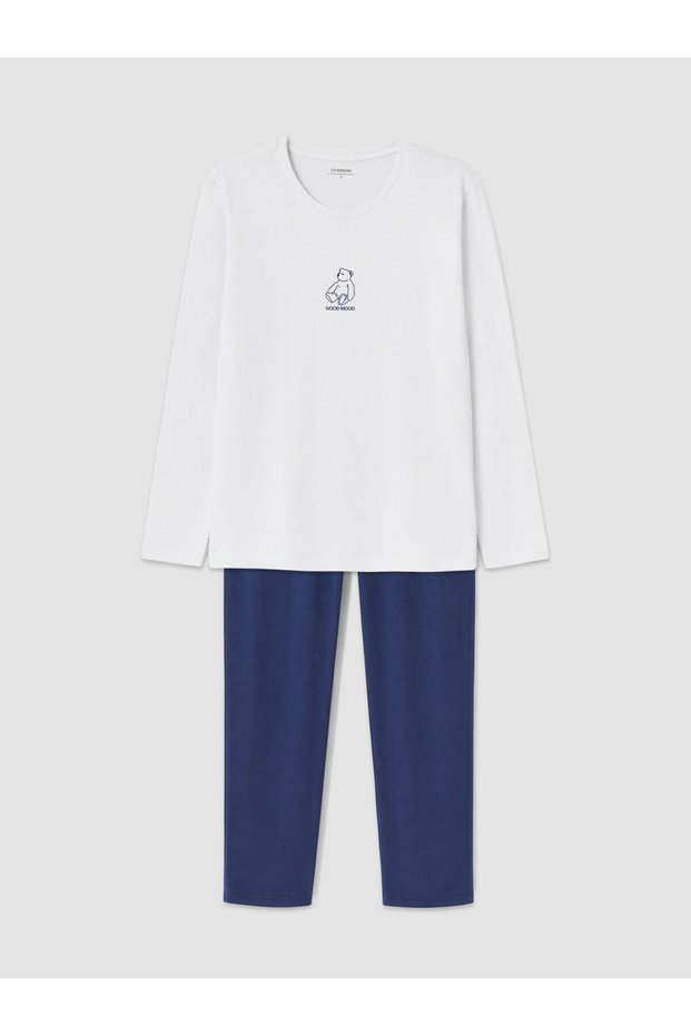 Standard Fit Men's Pajama Set for Style Seekers from Uzg Store