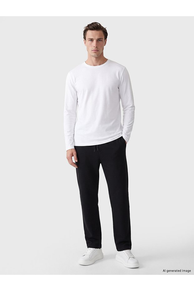 Peak New Season Black Regular Fit Men's Sweatpants