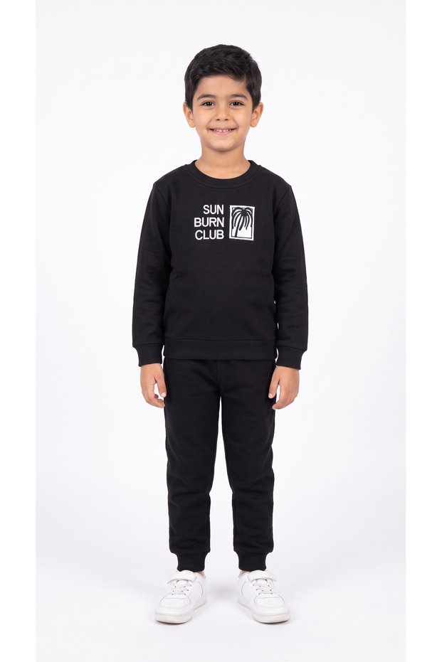 Sunburn Printed Boys' Sweatshirt