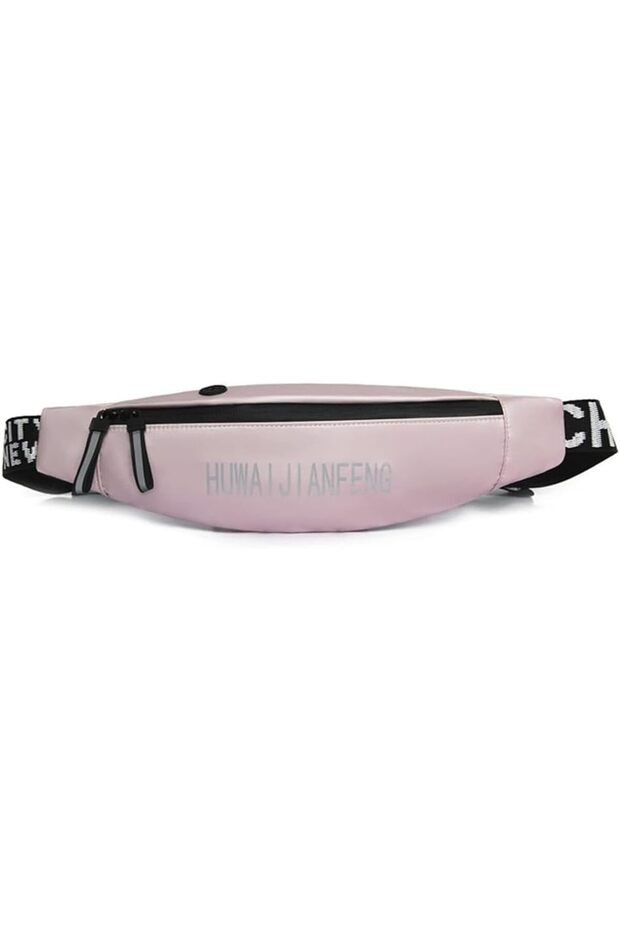 Slim Running Belt and Waist Fanny Pack,Reflective Phone Holder Pouch for Fitness and Cycling,Pink