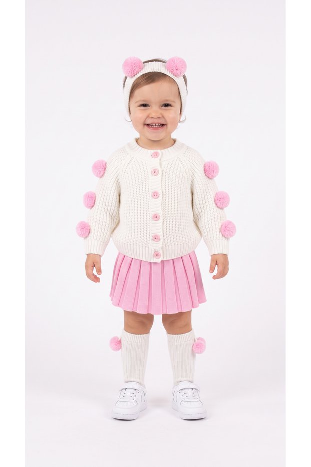 Pompom Girl Baby Set