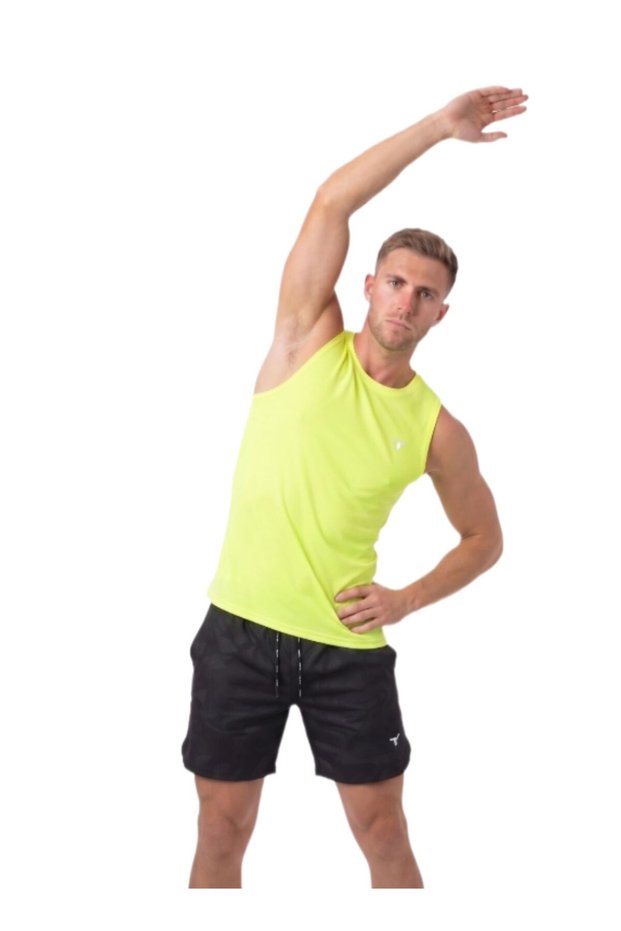 LiftRift Sleeveless Mens T-Shirt - Fluorescentgreen