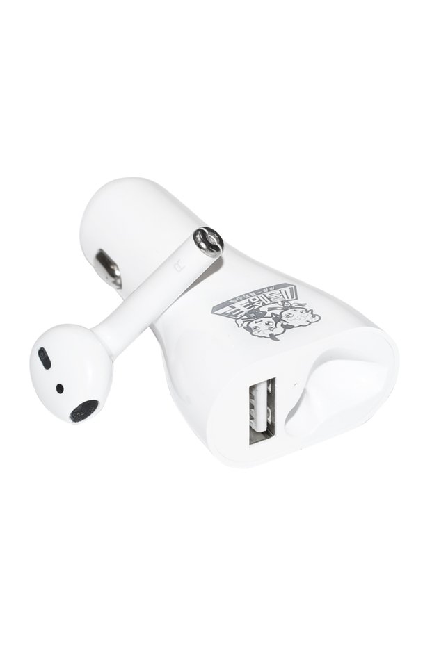 Bluetooth headset with car cigarette lighter charging