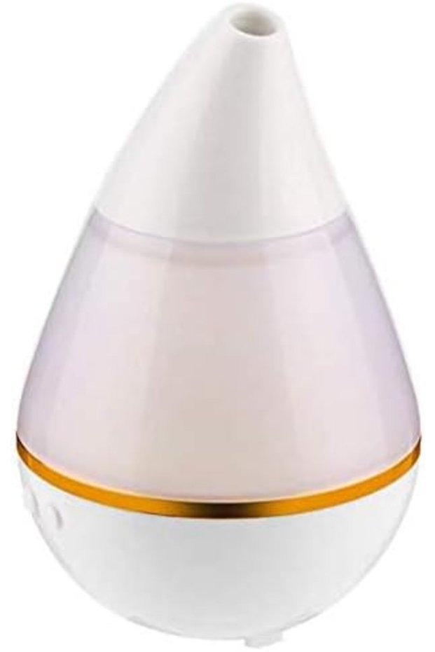 Mini Portable Air Humidifier Water-Drop Shape LED Light Mist Maker
