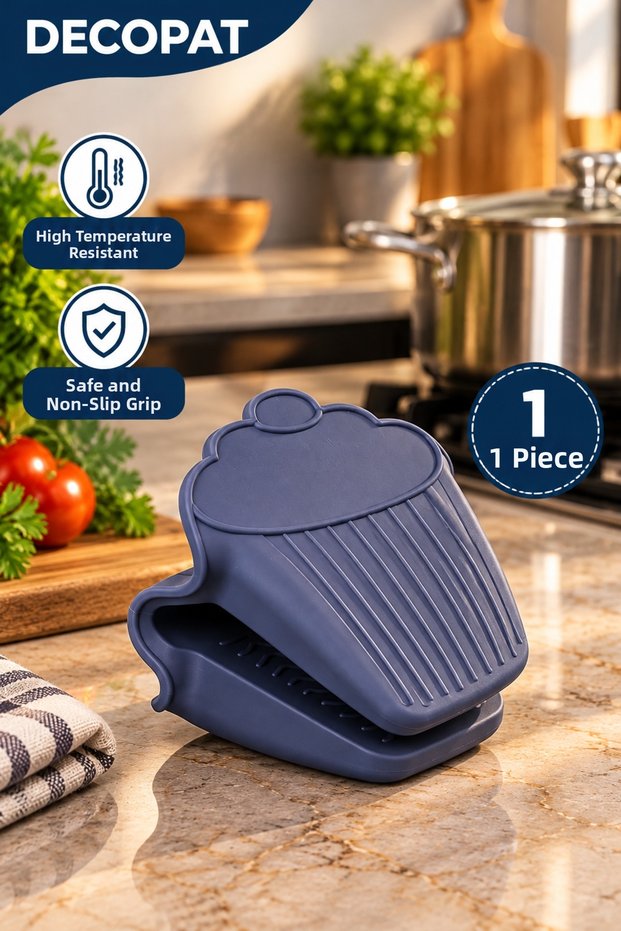 Silicone Oven Mitt – Heat-Resistant, Non-Slip Surface, Ergonomic Kitchen Grip