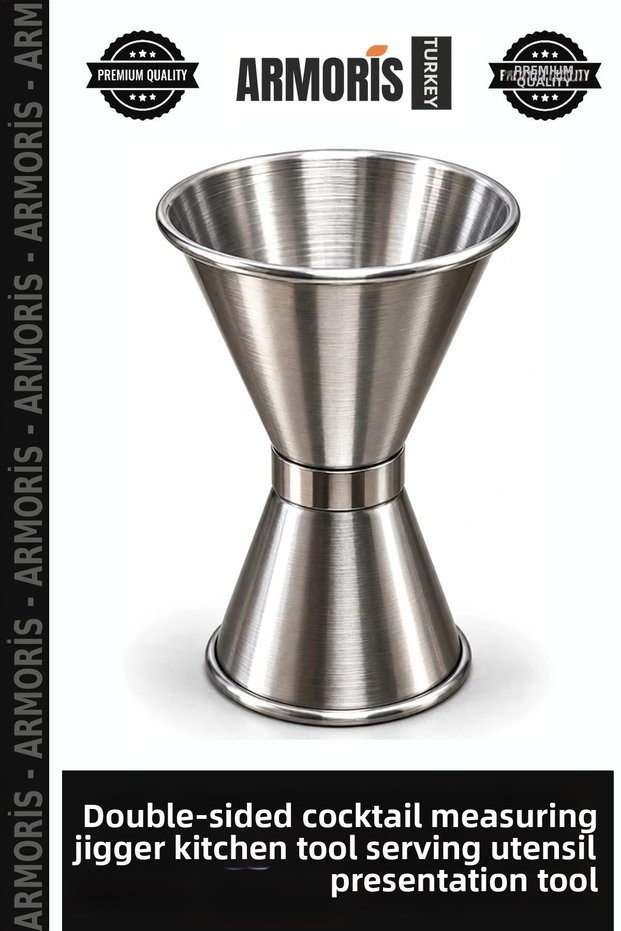 Double Sided Cocktail Measuring Cup Jigger Kitchen Tool Catering Utensil Presentation Tool