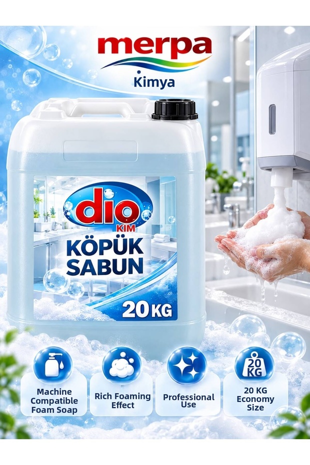 Foam Soap | 20 kg | Intense Foam | Dispenser Compatible | Merpa Chemistry