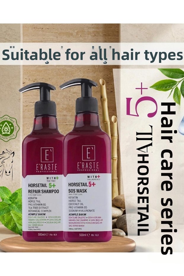 Horsetail Hair Repairing and Protecting Hair Care Set 500 ml