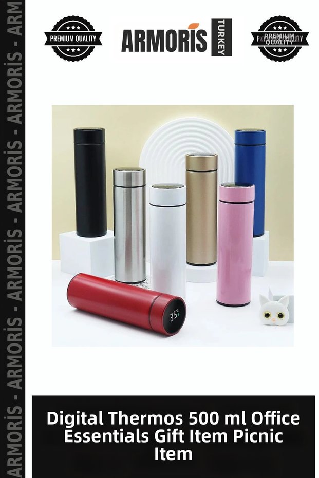 Digital Thermos 500 ml Office Supplies Giftware Picnic Item