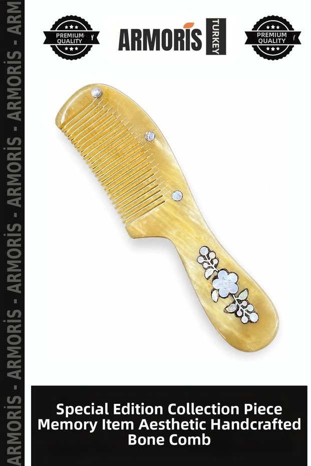 Special Series Collectible Item Souvenir Aesthetic Item Engraved Bone Comb