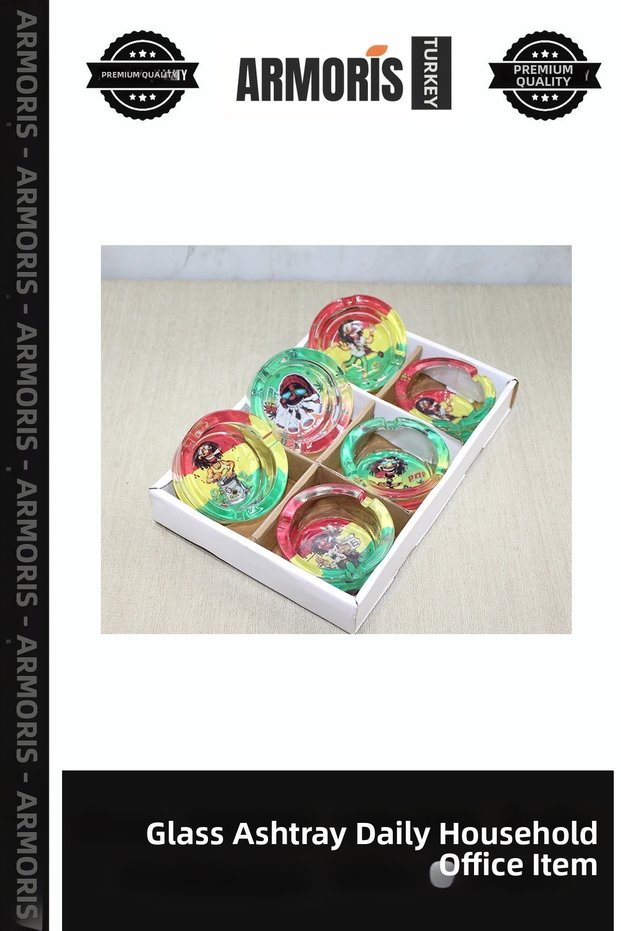 Glass Ashtray Daily Product Household Item Office Supplies