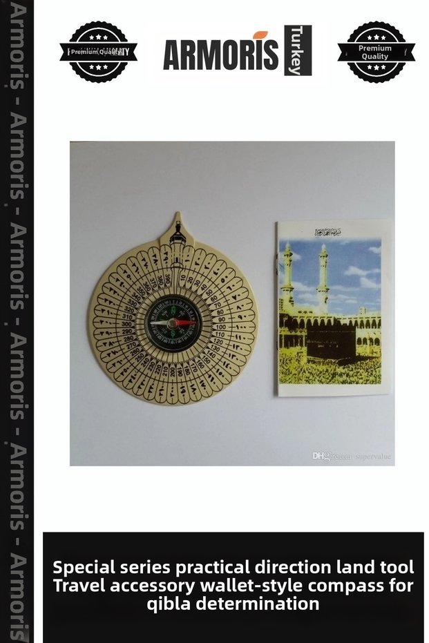 Special Series Practical Directional Land Vehicle Travel Vehicle Nikula-Wallet-Shaped Compass for Qibla Determination