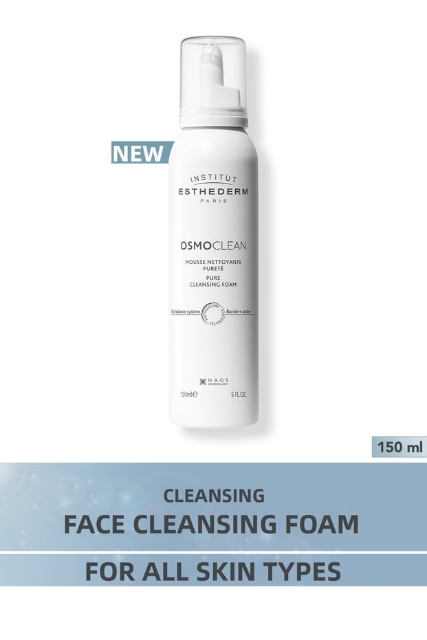 Osmoclean Pure Clensing Foam Purifying Facial Cleansing Foam for Sensitive and All Skin Types 150 ml