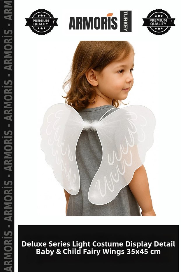 Delux Series Light Clothing Celebration Detail Show Outfit Baby & Kids Fairy Wing 35X45 cm