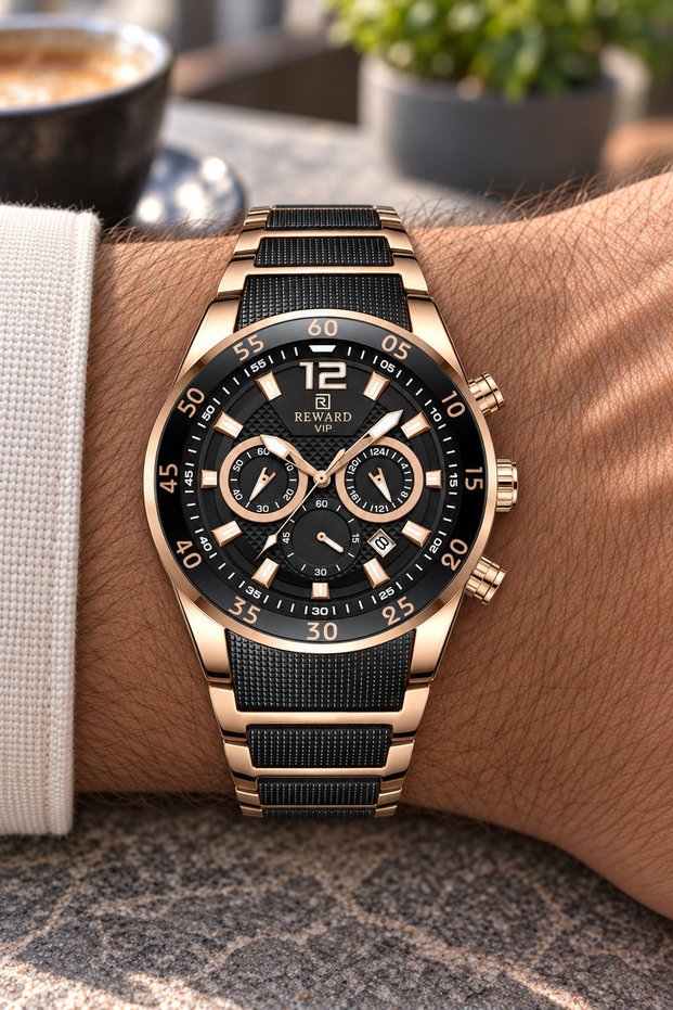 Rd81011M Men's Wristwatch with Steel Cord