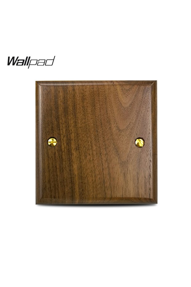 Blank Toggle Wall Switch 1-4 Gang, Solid Wood Frame, EU French Wall Socket, Flush / Surface Mounting