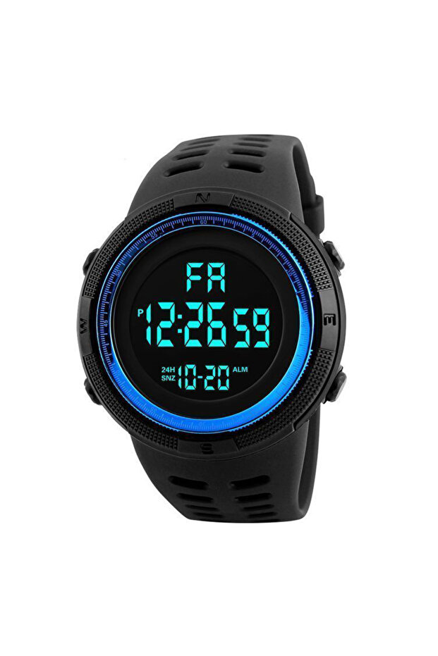 Blue Men's Digital Watches Multifunction Men Sports Wristwatch Sweatproof Luminous Man Studen...