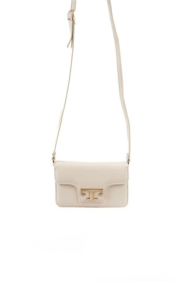 Beige - Beige Soft Women's Crossbody Bag Sp1170