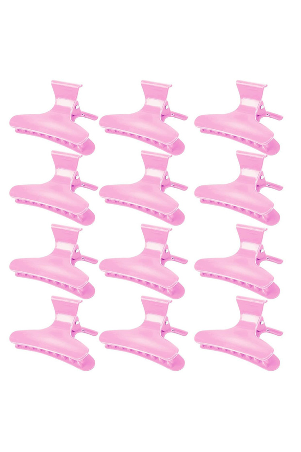 Pink Hair Clips for Styling Sectioning Hair Root Fluffy DIY Clip Tool Hair Clamps for Hair Cutting C