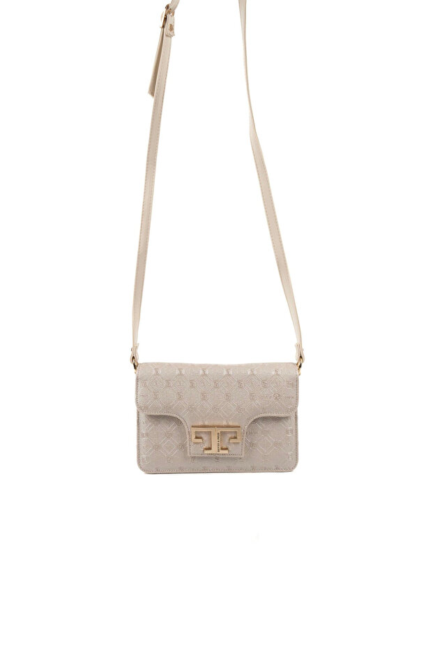 Beige - S.Bej Logo Women's Crossbody Bag Sp1170