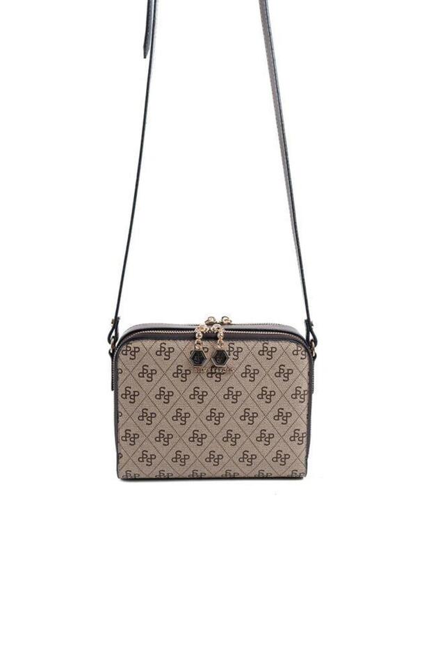 Koyubej - Brown Monogram Women's Crossbody Bag Sp888