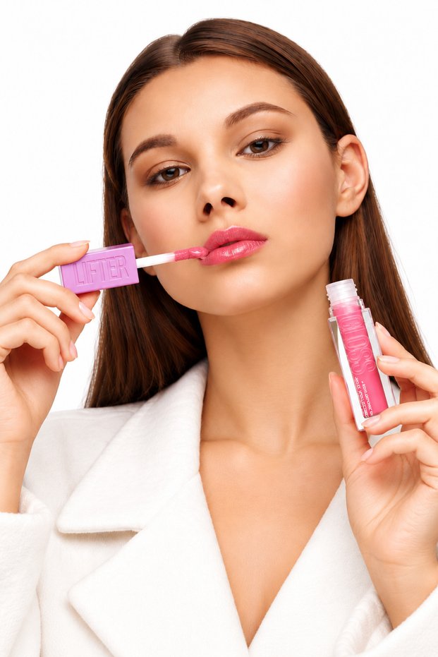Lifter Gloss Lip Gloss with Hyaluronic Acid, Hydrating High Shine Lip Colour